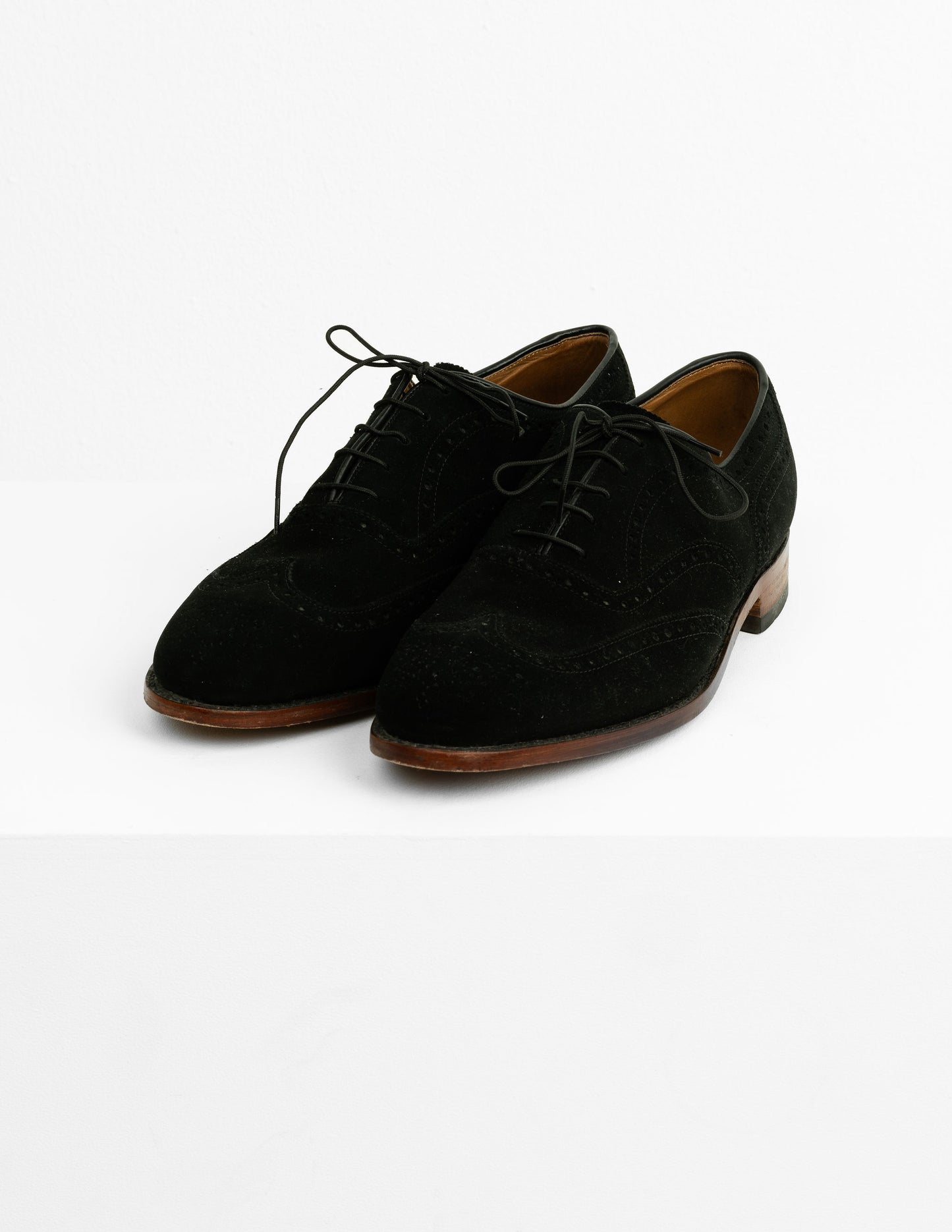 Johnston&Murphy OPTIMA COMFORT suede black 22 02957 Mens 10 1/2