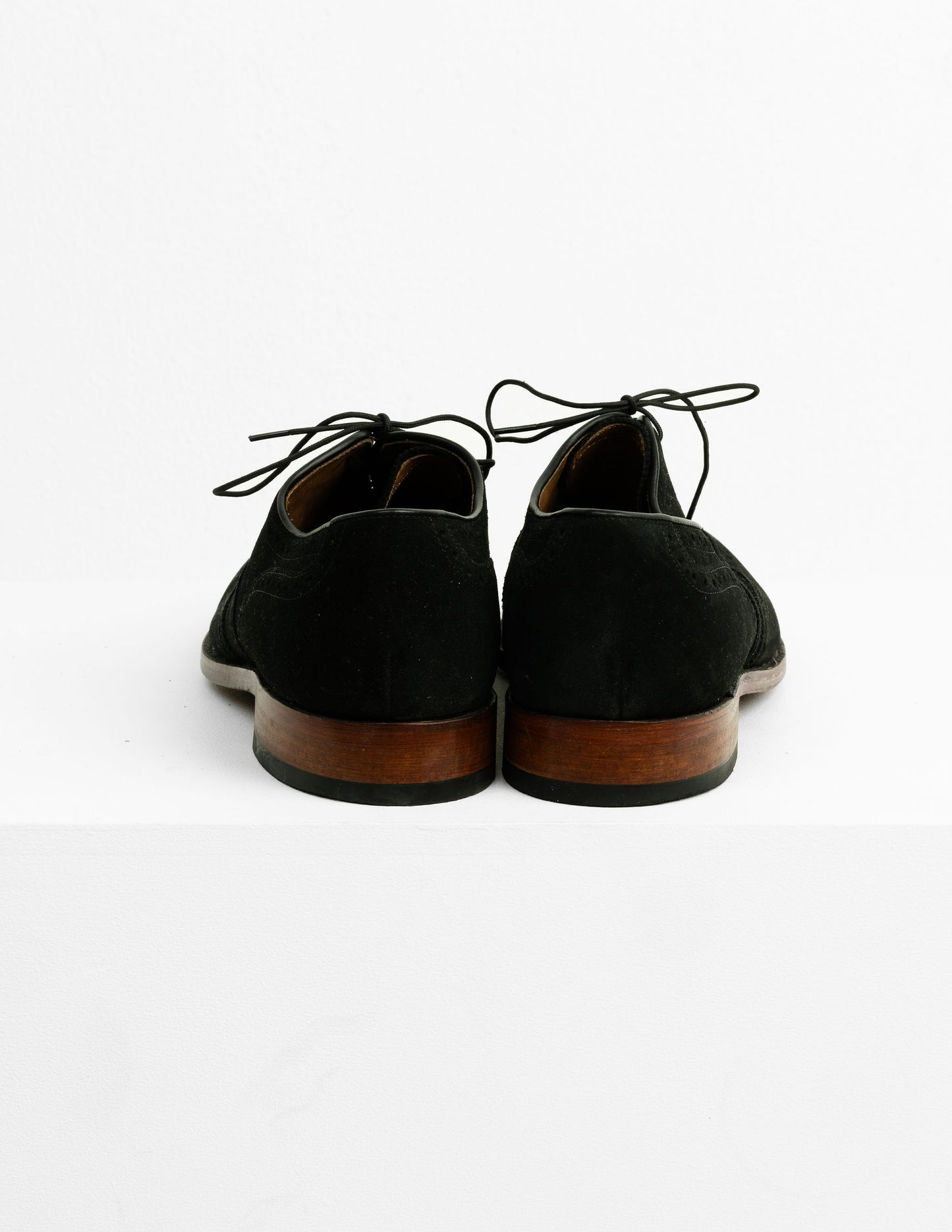 Johnston&Murphy OPTIMA COMFORT suede black 22 02957 Mens 10 1/2