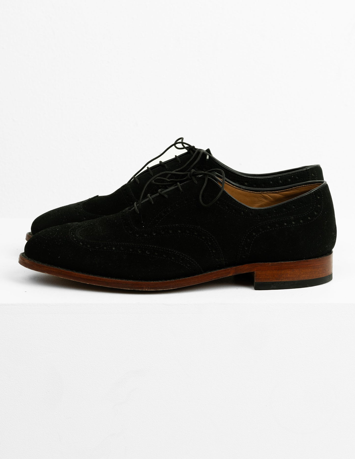Johnston&Murphy OPTIMA COMFORT suede black 22 02957 Mens 10 1/2